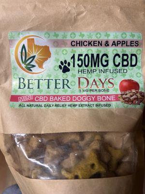 CBD dog treags