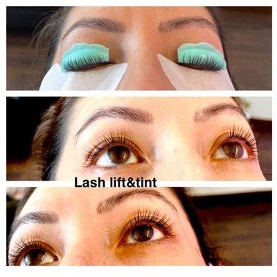 Lashes lifting