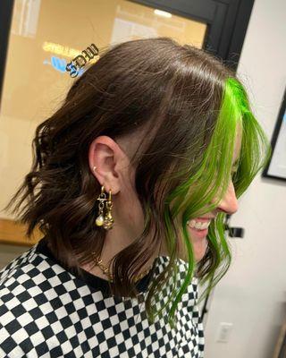 Undercut, Green Money Piece, & Style