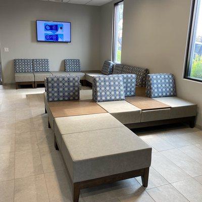 Physical therapy office Reception lounge seating