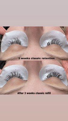 Classic lashes