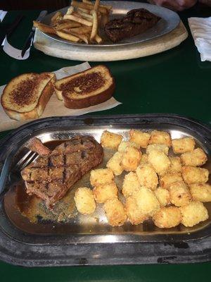 Petite steak and the 10oz Sirloin