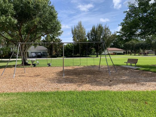 Old-fashioned swings