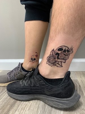 Flash couple tattoos from Sara @scaktats on Instagram