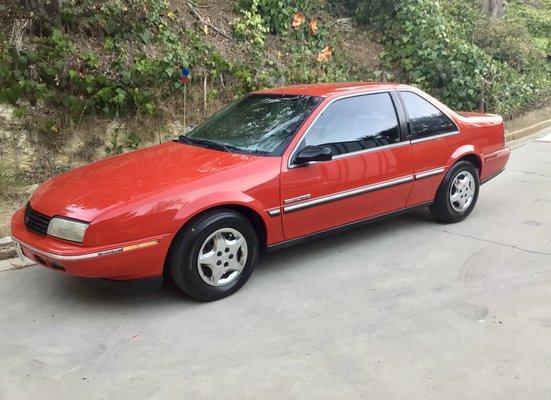 Beautifully painted and restored  '88 Chevy Beretta