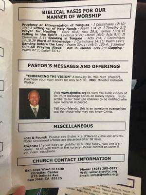 Church Bulletin