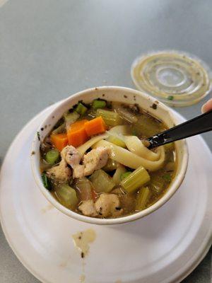 Large Chicken Noodld Soup ($5)