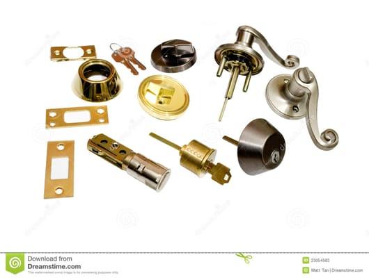 Typical Lock Hardware