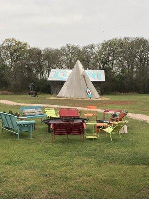 A Teepee for two