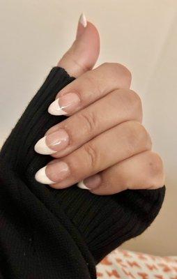 French tip , perfect!!