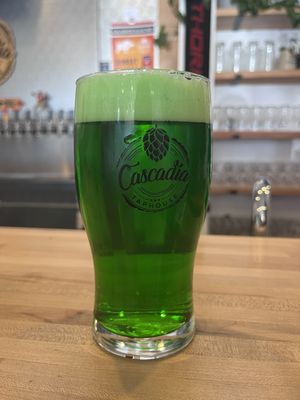 My beautiful green beer