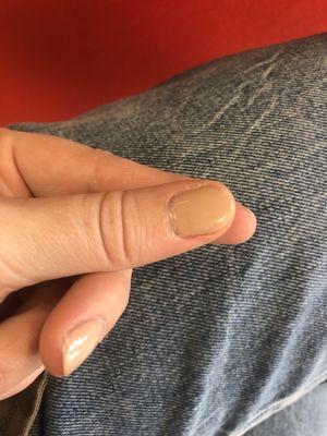 Chipped polish