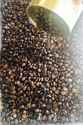 All our beans are roasted fresh and in house! You may even smell them roasting when you come through.