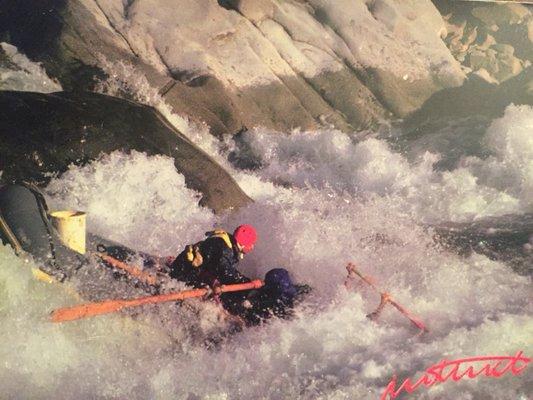 In this photo I'm running the rapid Tooth ache in the Apurimac River Cusco,Peru