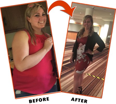 Shaina has dropped 26 lbs and 4 dress sizes all while being a very busy mother!