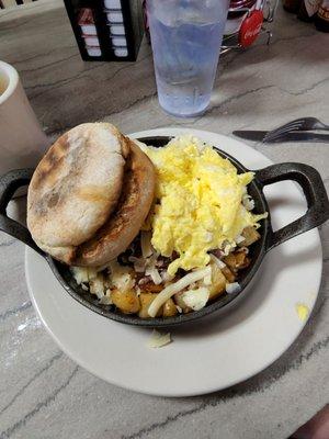 The Vermonter with an English muffin