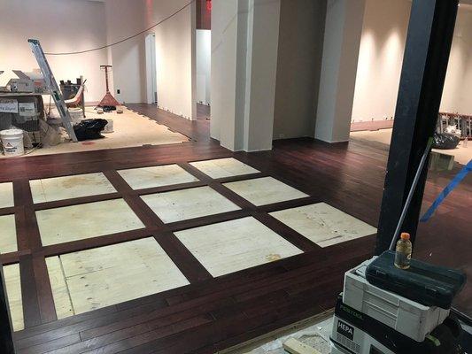 Floors installation