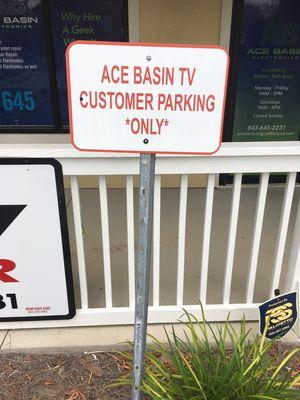 Parking for our great customers