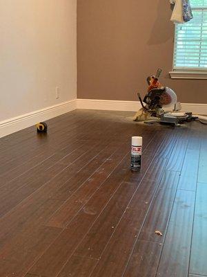 Hardwood flooring