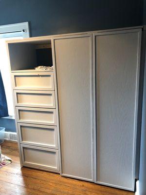 Custom dresser with closet space