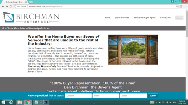 Birchman, Buyers Only Scope of Services