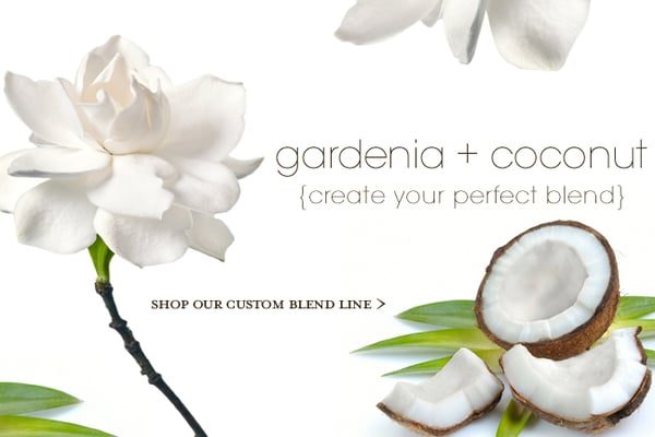 Custom Blended products based on scent preference or skin type.