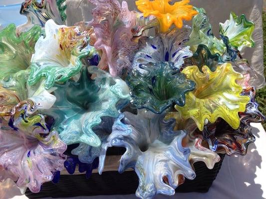 Chad Ridgeway glass flowers