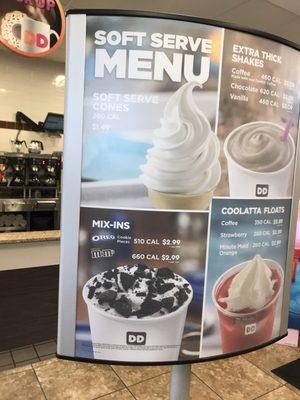 Soft serve Ice cream at DD?