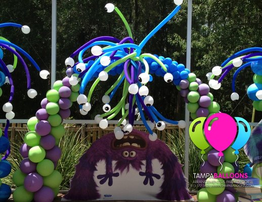 Custom designed by Tampa Balloons