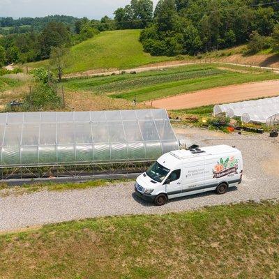 Produce pick up at our local farms. Home delivery, year round!