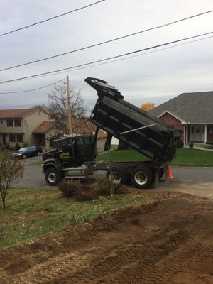 Driveway excavation