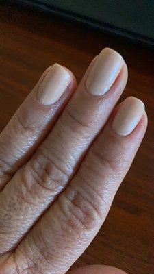 Beautiful gel manicure.