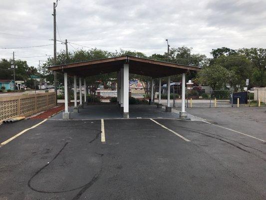 Covered patio