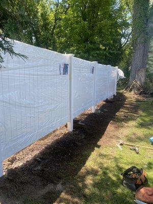 Fencing installation