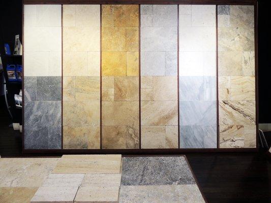 Travertine Paver colors