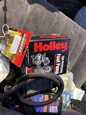 New Holley and part