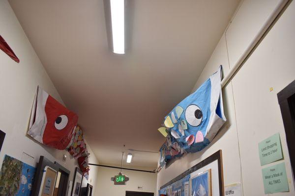 interior classroom hallway