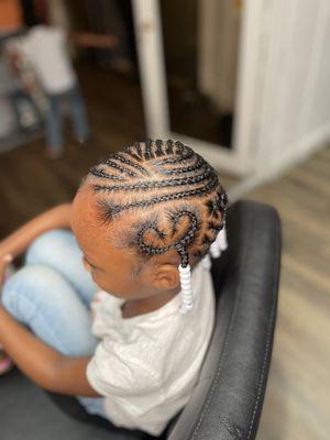 Kids lemonade braids