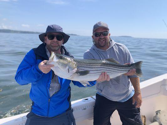 Trophy bass are a Fish Portland Maine specialty.