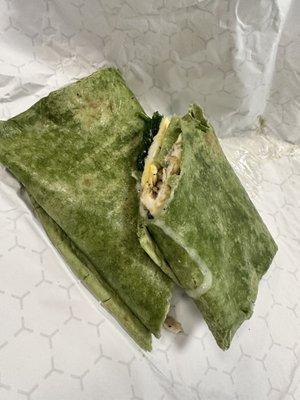 Spinach wrap