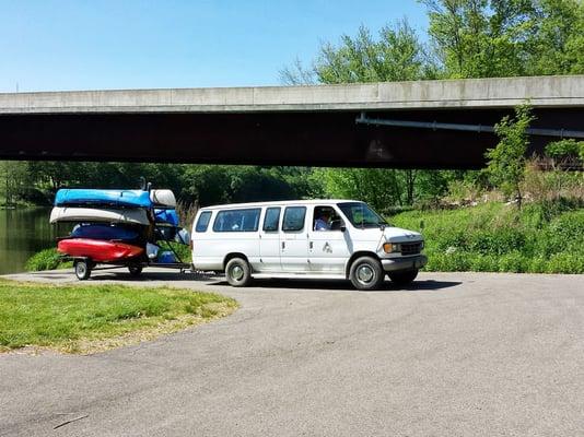 At the West Hickory Pickup Boat Ramp