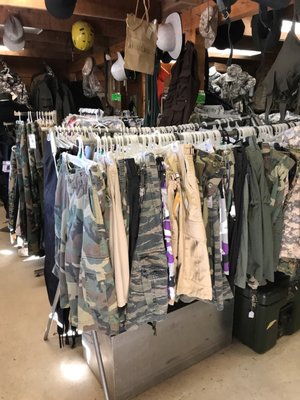 Apparel lots of camo!!!!