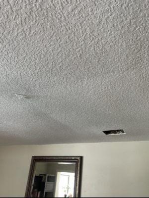 Ceiling after finished job.