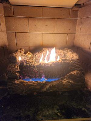 Gas fireplace repair