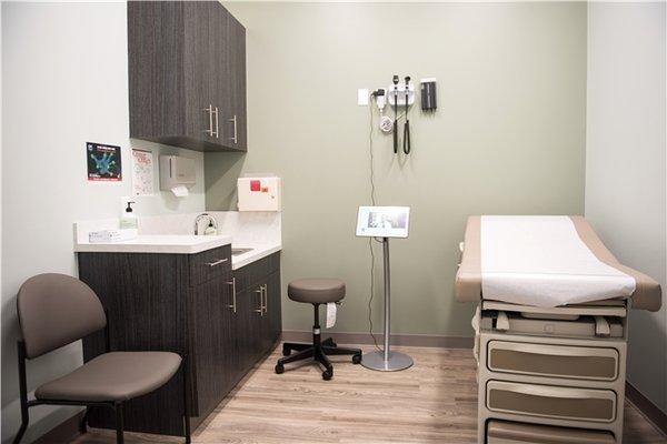 Rapid Response urgent care Exam Room