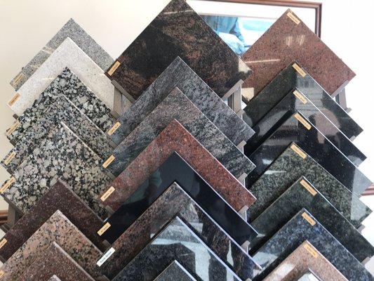 Granite choices.