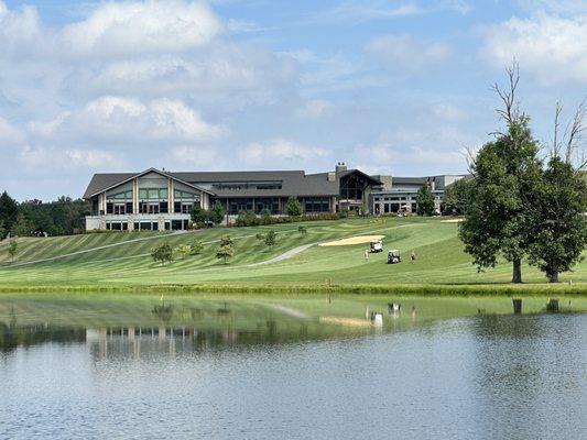 Par 5 Ninth hole