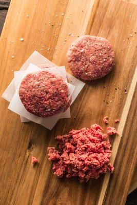 Our Ground Beef is 80/20 for flavor and health.