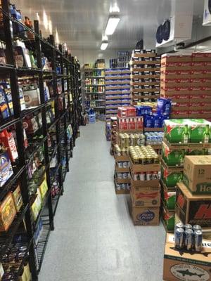 Massive selection of beer