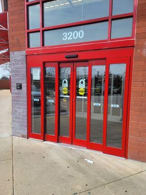 Commercial door fix